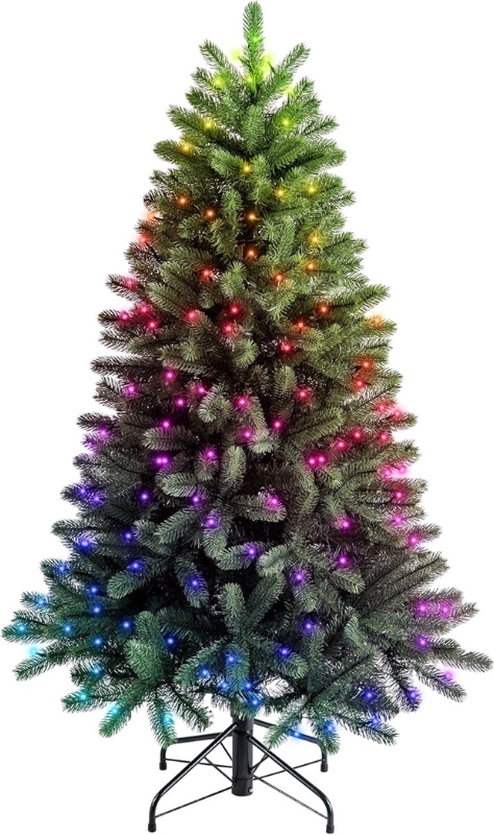 Boom Verlicht Kunstkerstboom 1 50m RGB LED
