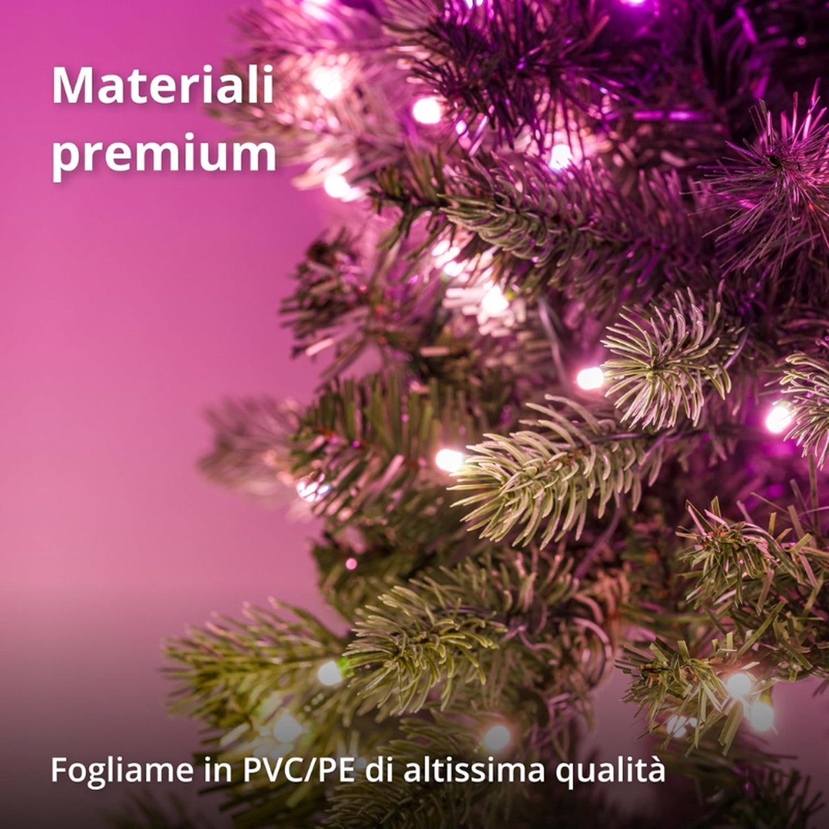 Boom Verlicht Kunstkerstboom 1 50m RGB LED