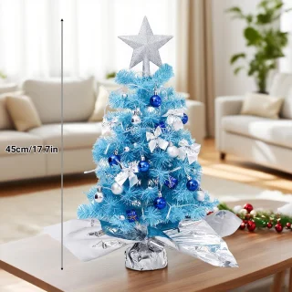 Boraboi® Compacte kunstkerstboom 45 cm Blauw