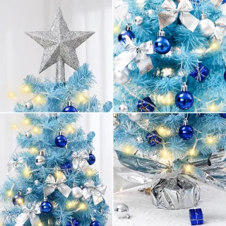 Boraboi® Compacte kunstkerstboom 45 cm Blauw