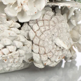 Boraboi® Kerstboom tafelmodel wit 34 cm