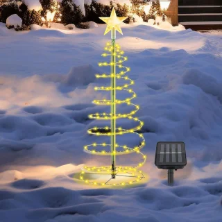 Boraboi® Solar Kerstboom Buitenverlichting 60 cm