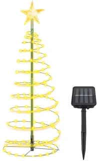 Boraboi® Solar Kerstboom Buitenverlichting 60 cm