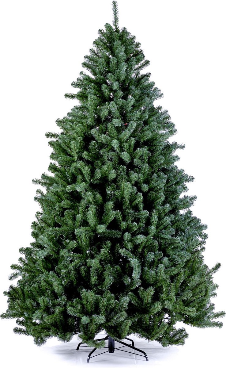 Boston kunstkerstboom 150 cm groen met metalen voet