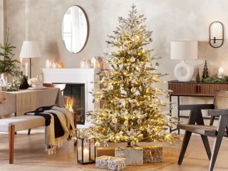 BRISCO Kerstboom wit 180 cm