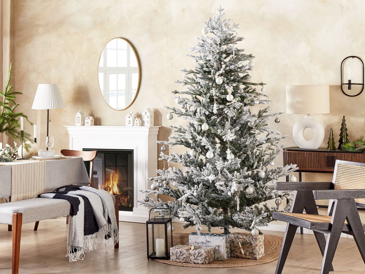 BRISCO Kerstboom wit 210 cm