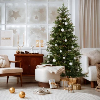 Buitenkado Luxe Kunstkerstboom 210 cm Groen