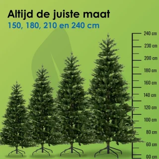 Buitenkado Luxe Kunstkerstboom 210 cm Groen