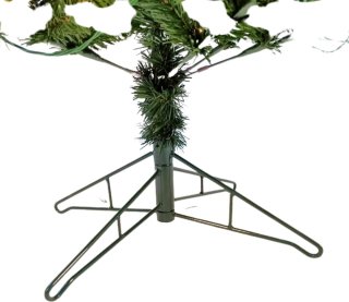 Buxibo Groene PVC Kerstboom 180cm Metalen Standaard 150 LED Warm Wit
