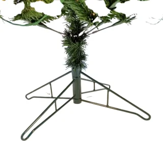 Buxibo Groene PVC Kerstboom 180cm Metalen Standaard 150 LED Warm Wit