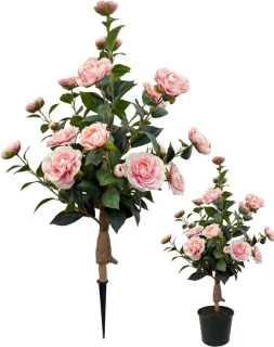 Camellia Kunstboom, 88 cm, Roze