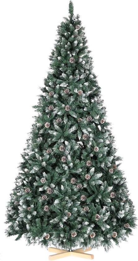 Canadese Spar Dennenappels 240cm Kerstboom zonder verlichting