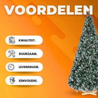 Canadese Spar Kerstboom 210cm Zonder Verlichting