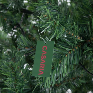 Casaria 150 cm PE Kerstboom met LED verlichting groen