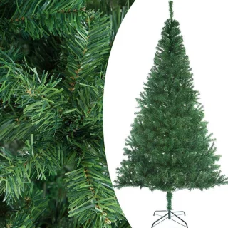 Casaria Kerstboom 150 cm PVC Metalen Voet Groen