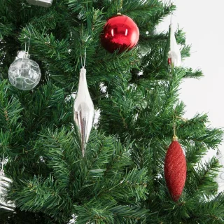 Casaria Kerstboom 150 cm PVC Metalen Voet Groen