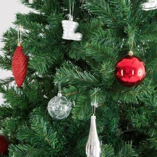 Casaria Kerstboom 150 cm PVC Metalen Voet Groen
