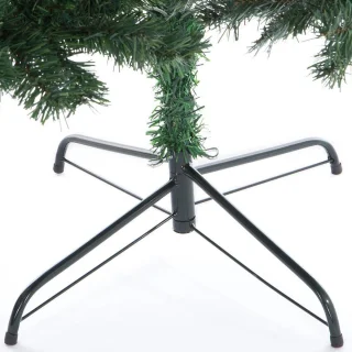 Casaria Kerstboom 150 cm PVC Metalen Voet Groen