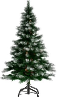 Casaria Kerstboom 180cm PVC Groen-Wit