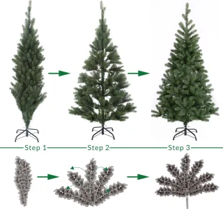Casaria Kunstkerstboom 140cm Groen