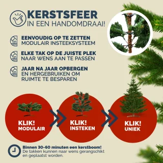 Casaria Kunstkerstboom 220 cm Model 1841