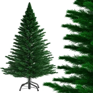 Casaria PE Kerstboom 140 cm Groen Metalen Voet