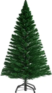 Casaria PE Kerstboom 140 cm Groen Metalen Voet