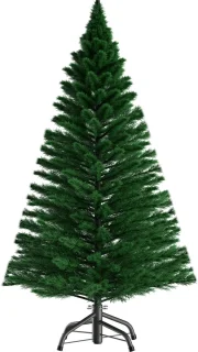 Casaria PE Kerstboom 180 cm Groen Metalen Voet