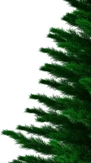 Casaria PE Kerstboom 180 cm Groen Metalen Voet