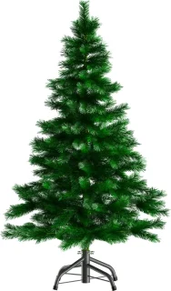 Casaria PVC Kerstboom 180 cm Groen Metalen Voet