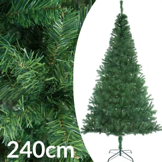 Casaria PVC Kerstboom 240 cm Metalen Voet Groen