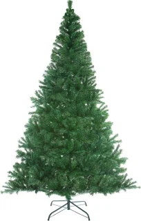 Casaria PVC Kerstboom 240 cm Metalen Voet Groen