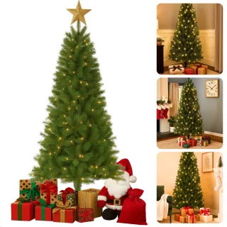 Cheqo® Groene Kunstkerstboom
