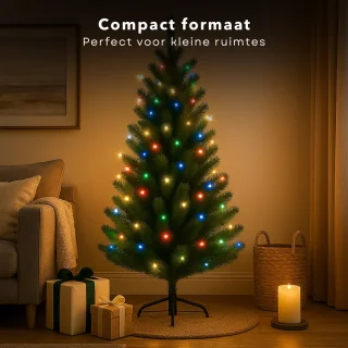 Cheqo® Kunstkerstboom 120 cm Groen met standaard