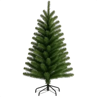 Cheqo® Kunstkerstboom 120 cm Groen met standaard