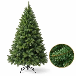 Cheqo® kunstkerstboom 120 cm met metalen standaard