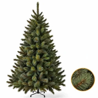 Cheqo® kunstkerstboom 120 cm met metalen standaard