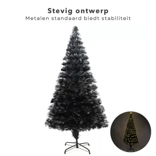 Cheqo® Kunstkerstboom 120 cm Warm Wit LED