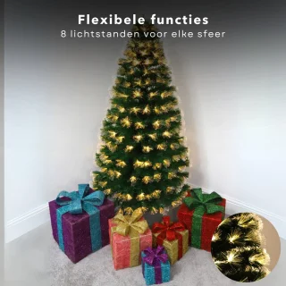 Cheqo® Kunstkerstboom 120 cm Warm Wit LED