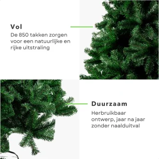 Cheqo® Kunstkerstboom 150 cm - Groen