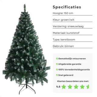 Cheqo® Kunstkerstboom 150 cm