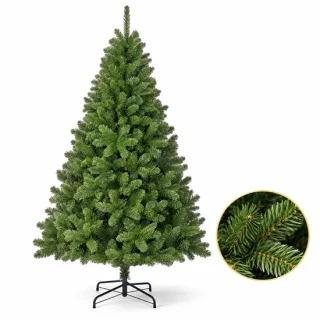 Cheqo® kunstkerstboom 155 cm met metalen standaard