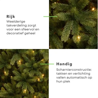 Cheqo® Kunstkerstboom 180 cm Groen