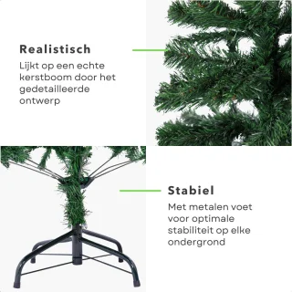 Cheqo Kunstkerstboom 180 cm met metalen standaard