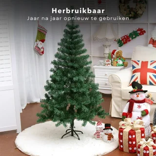 Cheqo Kunstkerstboom 180 cm met metalen standaard