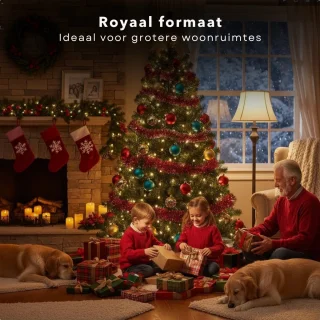Cheqo® Kunstkerstboom 210 cm met standaard