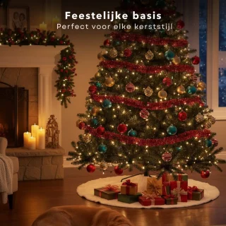Cheqo® Kunstkerstboom 210 cm met standaard