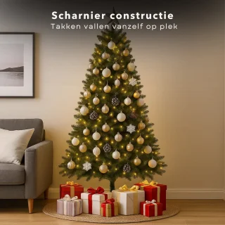 Cheqo® Kunstkerstboom 240 cm Groen