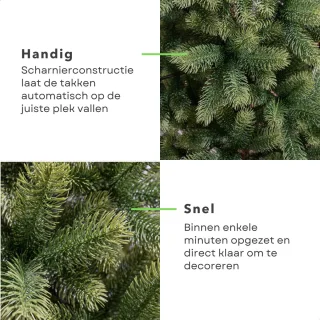 Cheqo® Kunstkerstboom 240 cm Groen