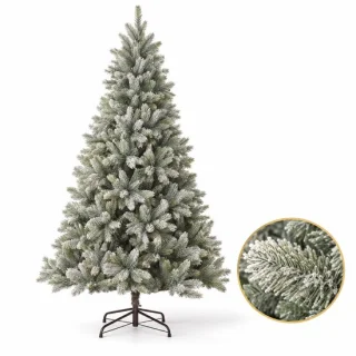 Cheqo® kunstkerstboom 240 cm met sneeuw